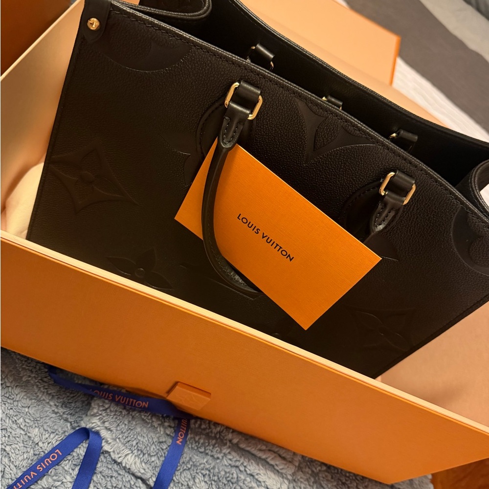 Louis Vuitton Black Tote Bag